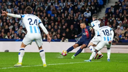 Real Sociedad 1-2 Paris (bola: 1-4): Kylian Mbappé marca duas vezes e leva o Paris às quartas-de-final